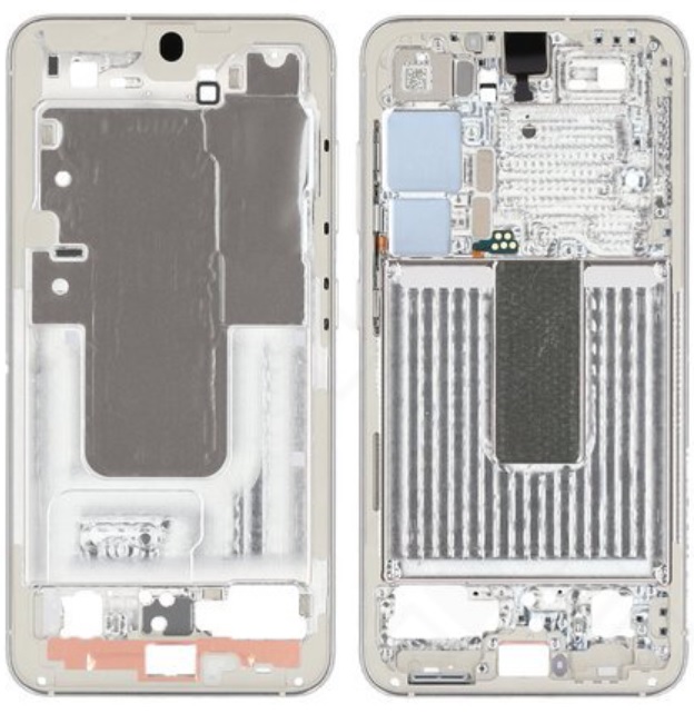 Samsung SM-S911B Galaxy S23 LCD Frame - GH96-15624B - Cream