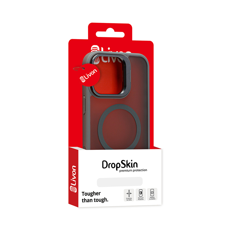 Livon iPhone 12/iPhone 12 Pro DropSkin - Gray