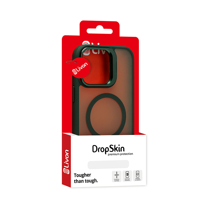 Livon iPhone 16 Plus DropSkin - Green