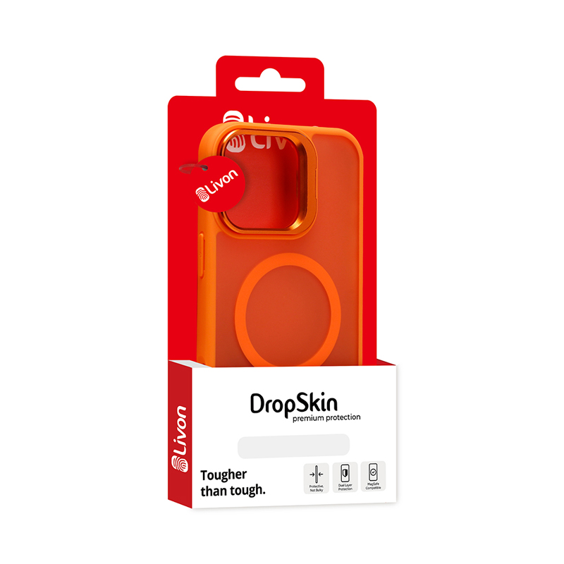Livon iPhone 12/iPhone 12 Pro DropSkin - Orange
