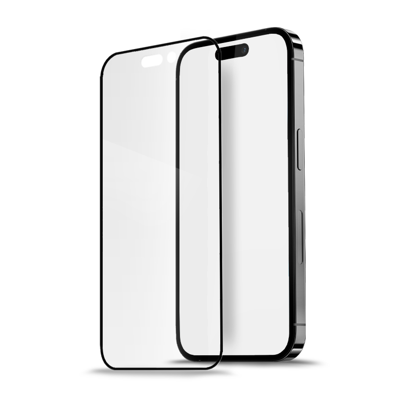 Livon iPhone XS Max Tempered Glass - FullyShield - Black