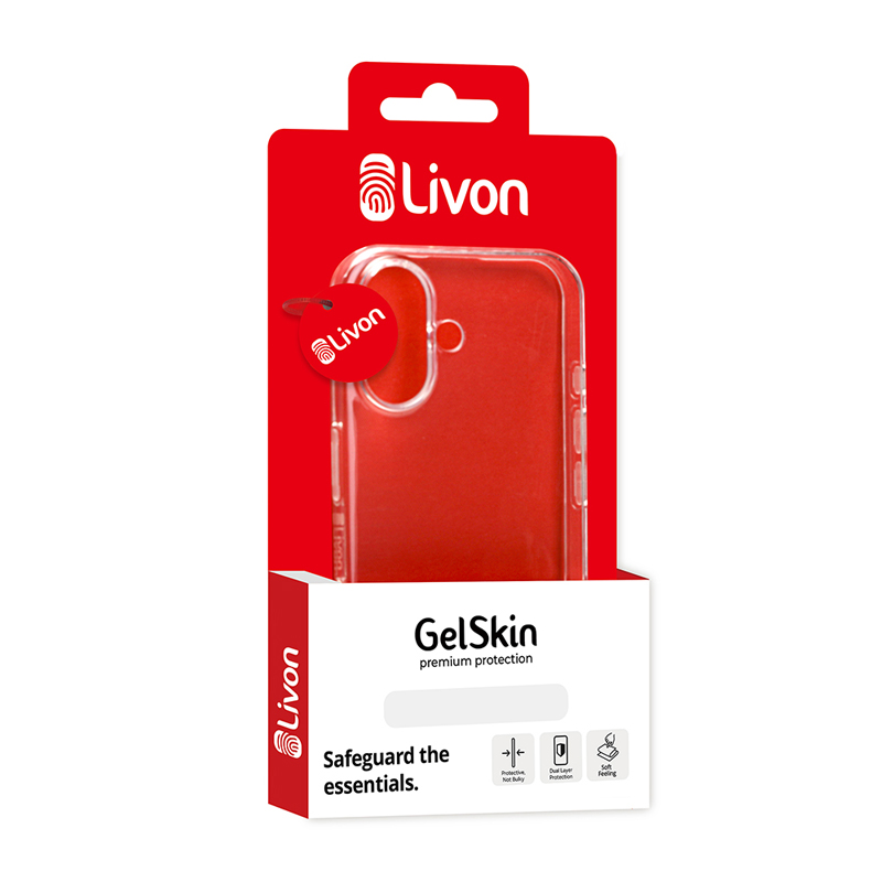 Livon iPhone 15 Gelskin  - Transparant