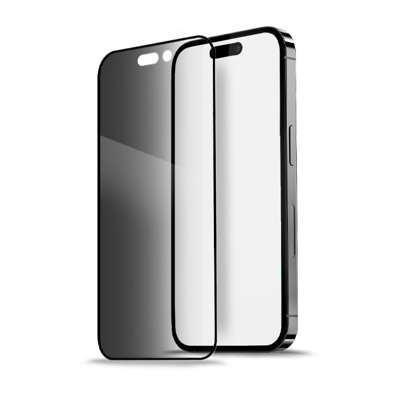 Livon iPhone 14 Plus Tempered Glass - PrivacyShield - Black