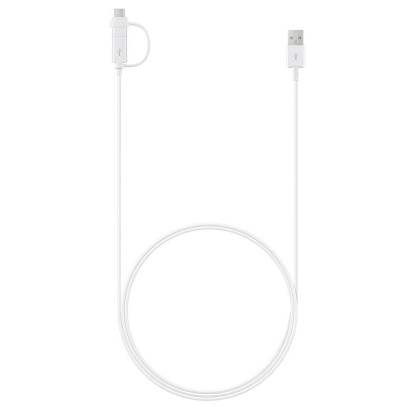 Samsung Combo Cable USB-C & Micro 1.5m EP-DG930DWEGWW - White