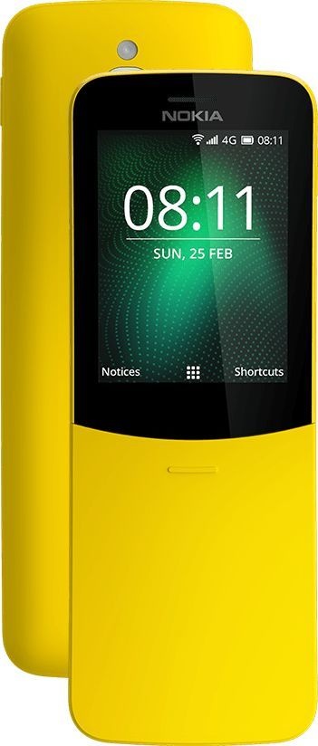 Nokia 8110DS - Dual SIM - 4GB - Yellow
