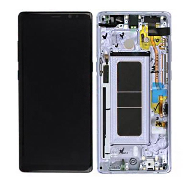 Samsung N950F Galaxy Note 8 LCD Display + Touchscreen + Frame - GH97- 21066C/GH97-21065C - Orchid Grey