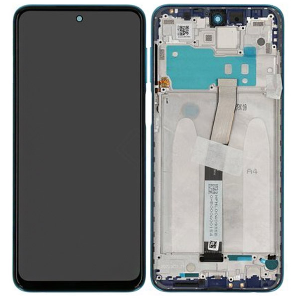 Xiaomi Redmi Note 9 Pro (M2003J6B2G)/Redmi Note 9S (M2003J6A1G)/Redmi Note 9 Pro Max (M2003J6B1I)/Redmi Note 10 Lite (M2002F4LG)/Poco M2 Pro (M2003J6CI) LCD Display + Touchscreen + Frame - 560005J6B200 - Blue