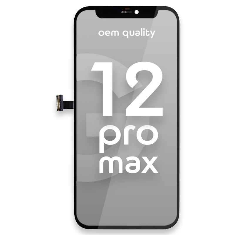 Apple iPhone 12 Pro Max LCD Display + Touchscreen - OEM Quality - Black