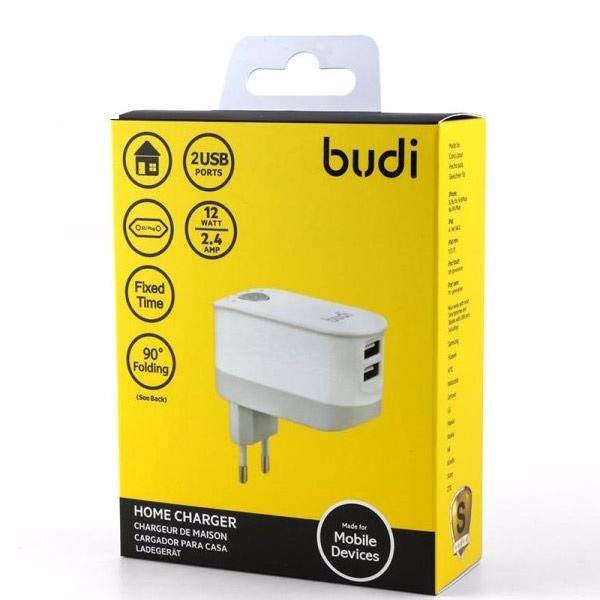Budi 2 USB Home Timer Charger - 2.4A