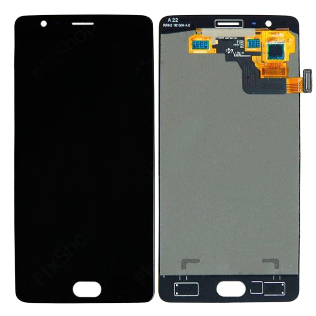 OnePlus Three/3T LCD Display + Touchscreen - (A3003) - Black