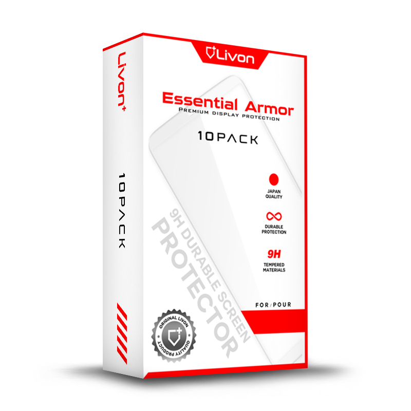 Livon  Samsung SM-M205F Galaxy M20 Tempered Glass Bundle Pack 10 pcs 