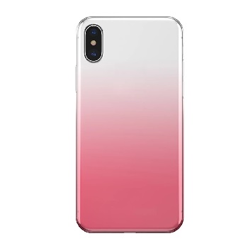 Fshang iPhone 7/iPhone 8/iPhone SE (2020) TPU Case - Q Color Gradient - Pink