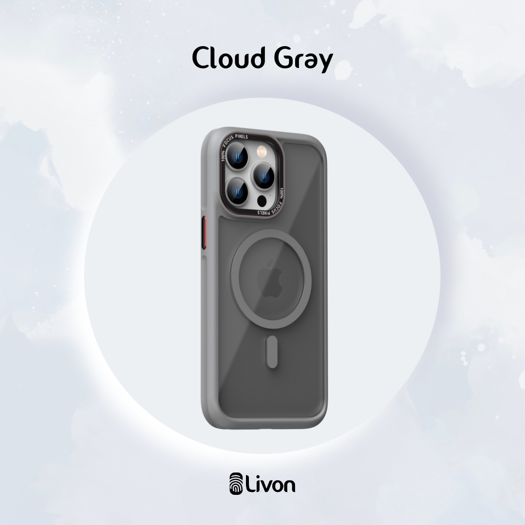Livon iPhone 14 PowerSkin - Cloud Gray