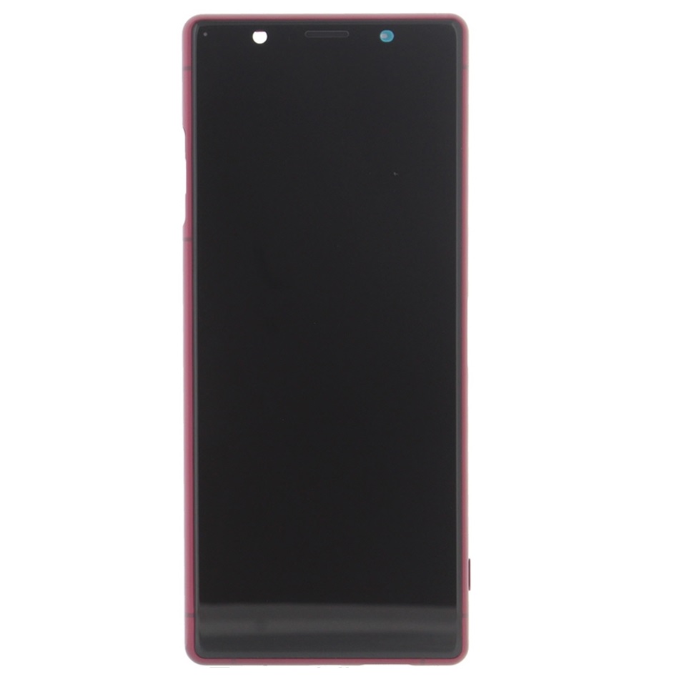Sony Xperia 5 (J8210,J8270,J9210) LCD Display + Touchscreen + Frame 1319-9456 Red