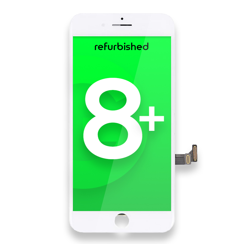 Apple iPhone 8 Plus LCD Display + Touchscreen - Refurbished Quality (Toshiba) - White