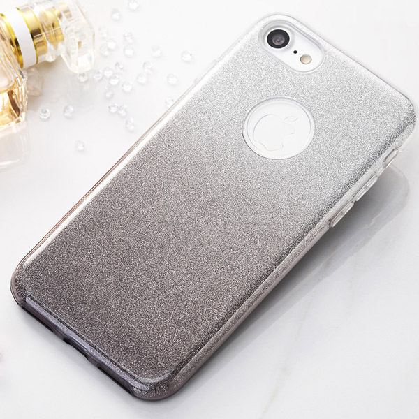 Fshang TPU Case/G930F Galaxy S7 TPU Case - Rose Gradient Series - Black