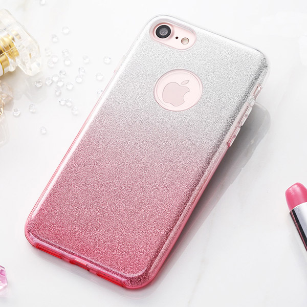 Fshang iPhone 7 Plus/iPhone 8 Plus TPU Case - Rose Gradient Series - Pink