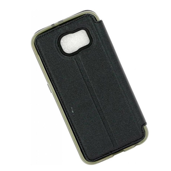 Puloka - SAM-G925F Galaxy S6 Edge Book Case - Black