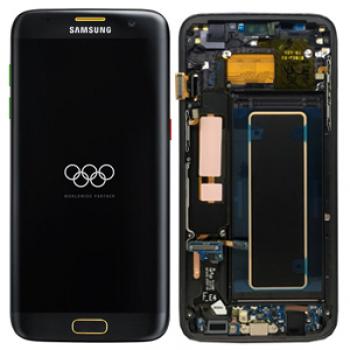 Samsung G935F Galaxy S7 Edge LCD Display + Touchscreen + Frame GH97-19194A Olympic Black