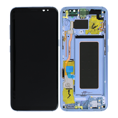 Samsung G950F Galaxy S8 LCD Display + Touchscreen + Frame - GH97-20457D/GH97-20473D/GH97-20458D/GH97-20629D - Coral Blue