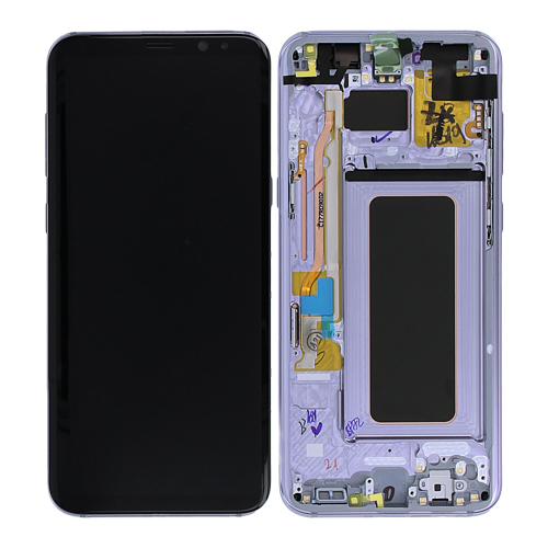 Samsung G955F Galaxy S8 Plus LCD Display + Touchscreen + Frame - GH97-20470C/GH97-20564C/GH97-20469C/GH97-20565C - Orchid Grey