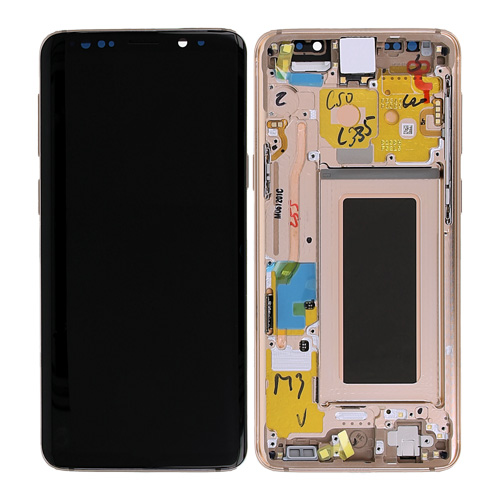 Samsung G960F Galaxy S9 LCD Display + Touchscreen + Frame - GH97-21696E/GH97-21697E/GH97-21717E/GH97-21724E/GH97-21751E - Gold