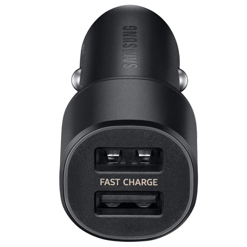 Samsung Dual Fast Charge Car Charger (15W) EP-L1100NBEGWW - Black
