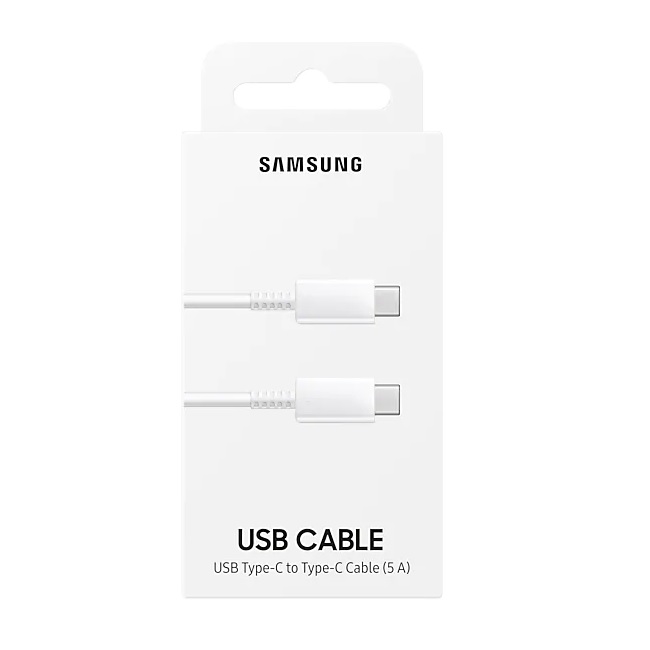 Samsung USB-C To USB-C Cable (5A/1M) EP-DN975BWEGWW - White