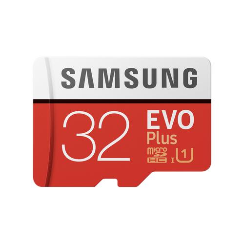 Samsung EVO Plus MicroSD Card - Incl. Adapter - 32GB