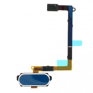 Samsung G920F Galaxy S6 Home button Flex Cable + Button GH96-08166D Cyan Blue