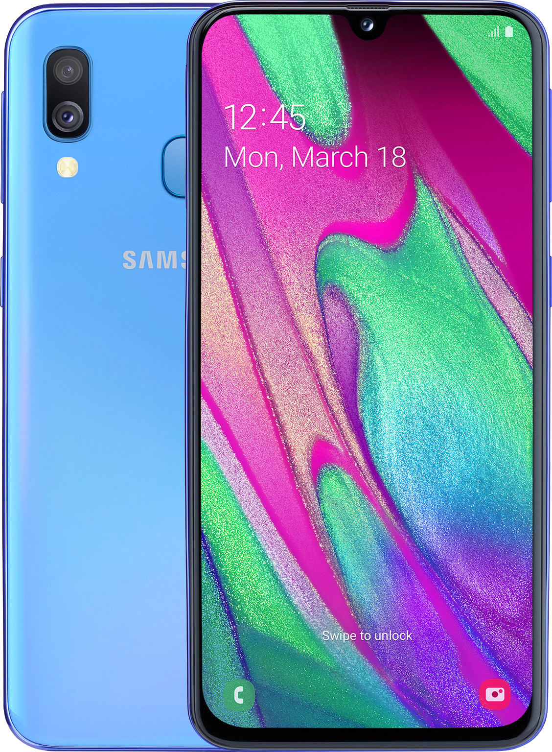 Samsung Galaxy A40 - Dual SIM - 64GB - Blue