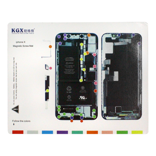 Magnetic Screw Mat iPhone X