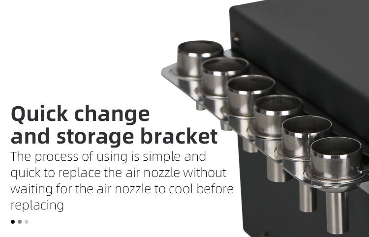 SUGON 8620-DX Straight / Spiral Hot Air Gun  - 220V - With Digital Display