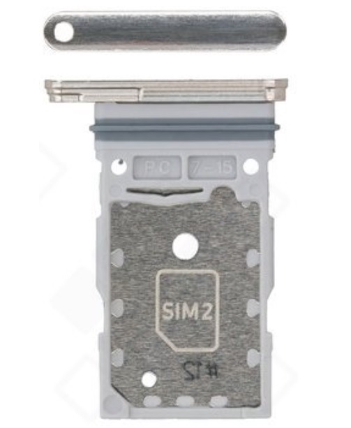 Samsung SM-S911B Galaxy S23/SM-S916B Galaxy S23 Plus Simcard Holder - GH98-47996B - Cream