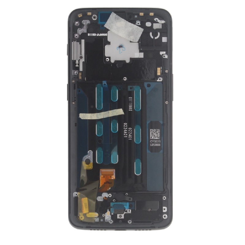 OnePlus 6T (A6013) LCD Display + Touchscreen + Frame 2011100040 Mirror Black