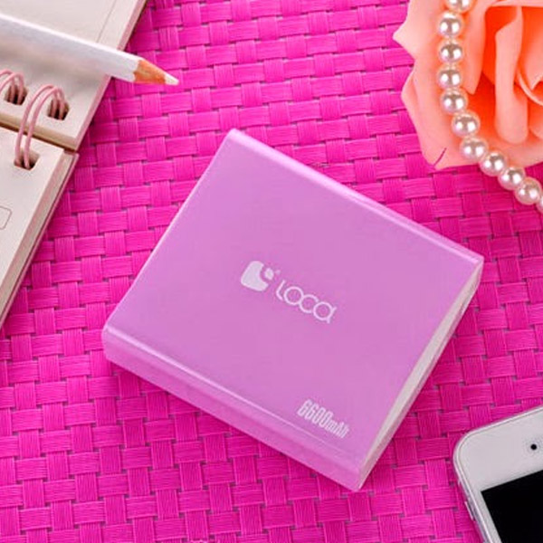 LOCA - Mobile Powerbank - 6600 mAh - Purple