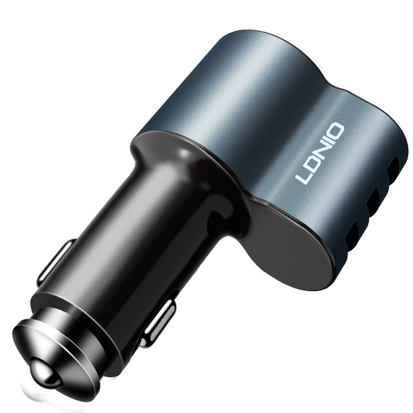 LDNIO CM11 - Fast Auto 3 USB Ports Car charger Adapter - Navy Blue