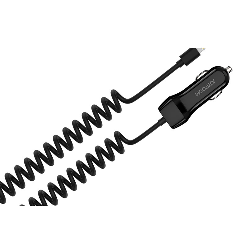 Joyroom - UP-522AL - 2.1A Car Charger - Micro - Black