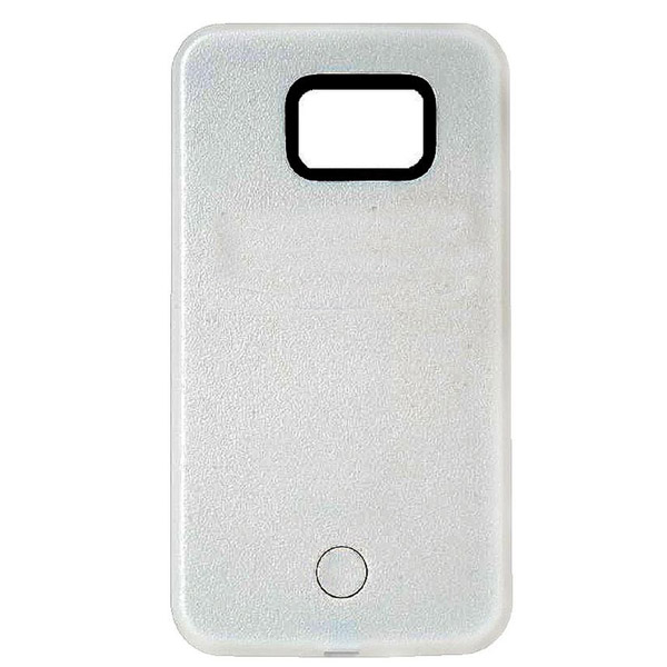 LED Flash - Selfie Case - Samsung Galaxy G935 S7 Edge - White 