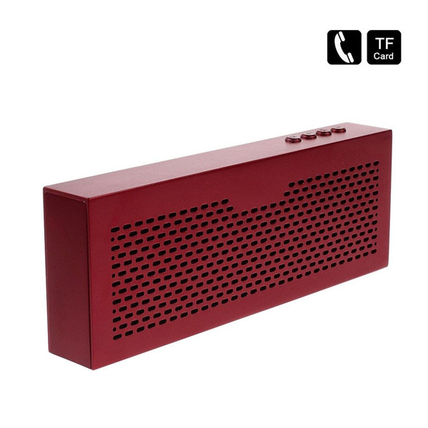 EWA - D503 - Ultra Thin - Bluetooth Speaker With Mic - Support SD Card - Red