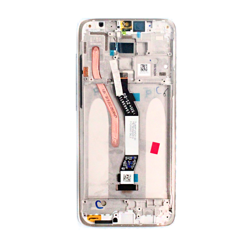 Xiaomi Redmi Note 8 Pro (2015105) LCD Display + Touchscreen + Frame - 56000300G700/56000B00G700 - White