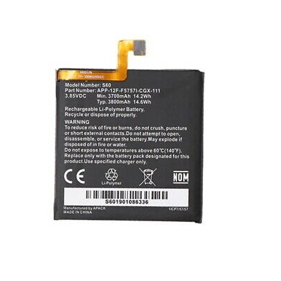 CAT S60 Battery APP-12F-F5757I-CGX-111 - 3800 mAh 