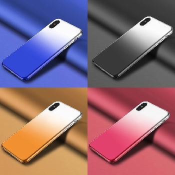 Fshang iPhone 7/iPhone 8/iPhone SE (2020) TPU Case - Q Color Gradient - Pink